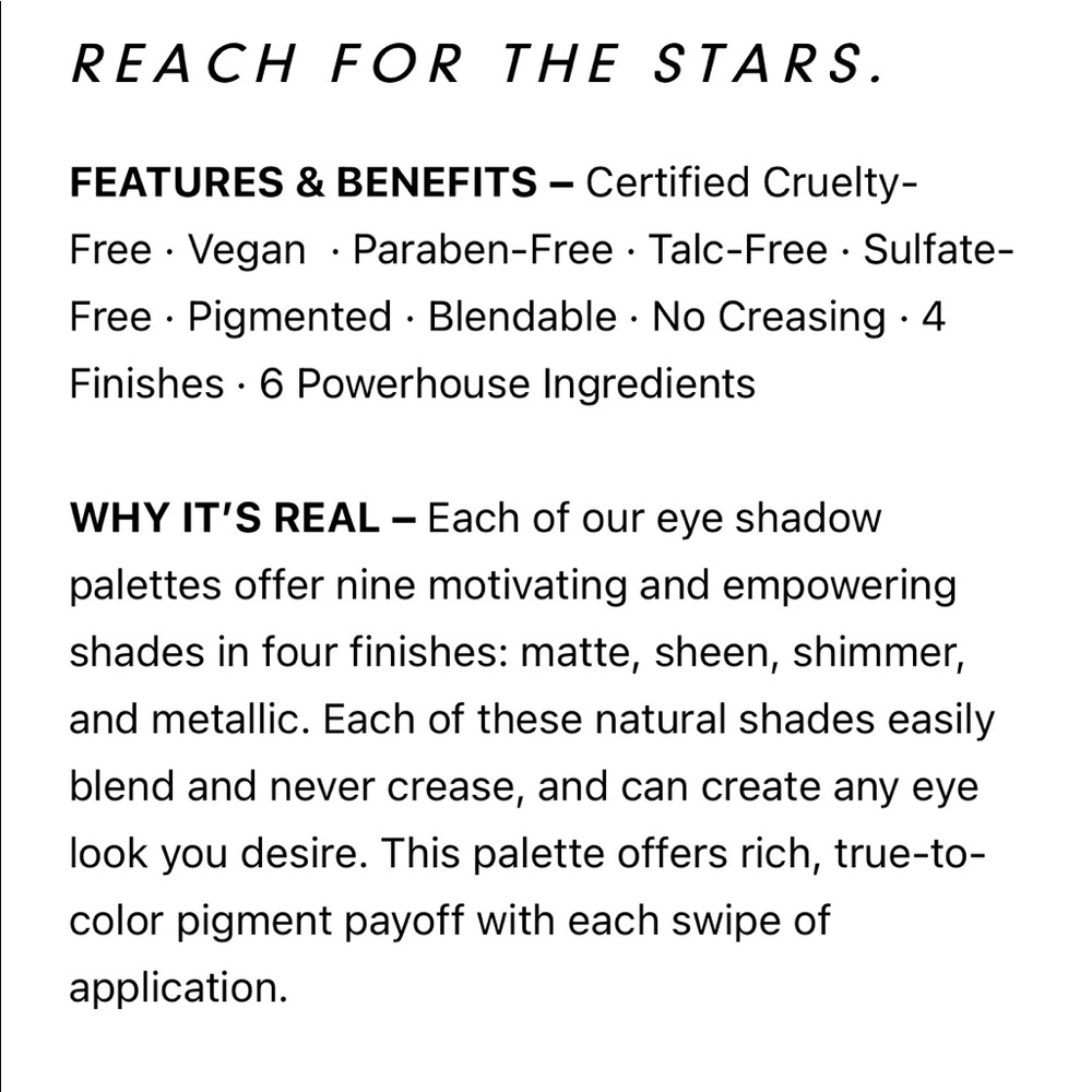 🌿 REALHER “DREAMS SO BIG" EYESHADOW PALETTE - Picture 11 of 11